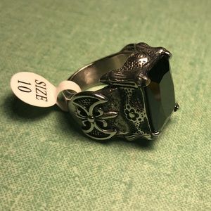 Size 10 Claw Gem Ring Brand New